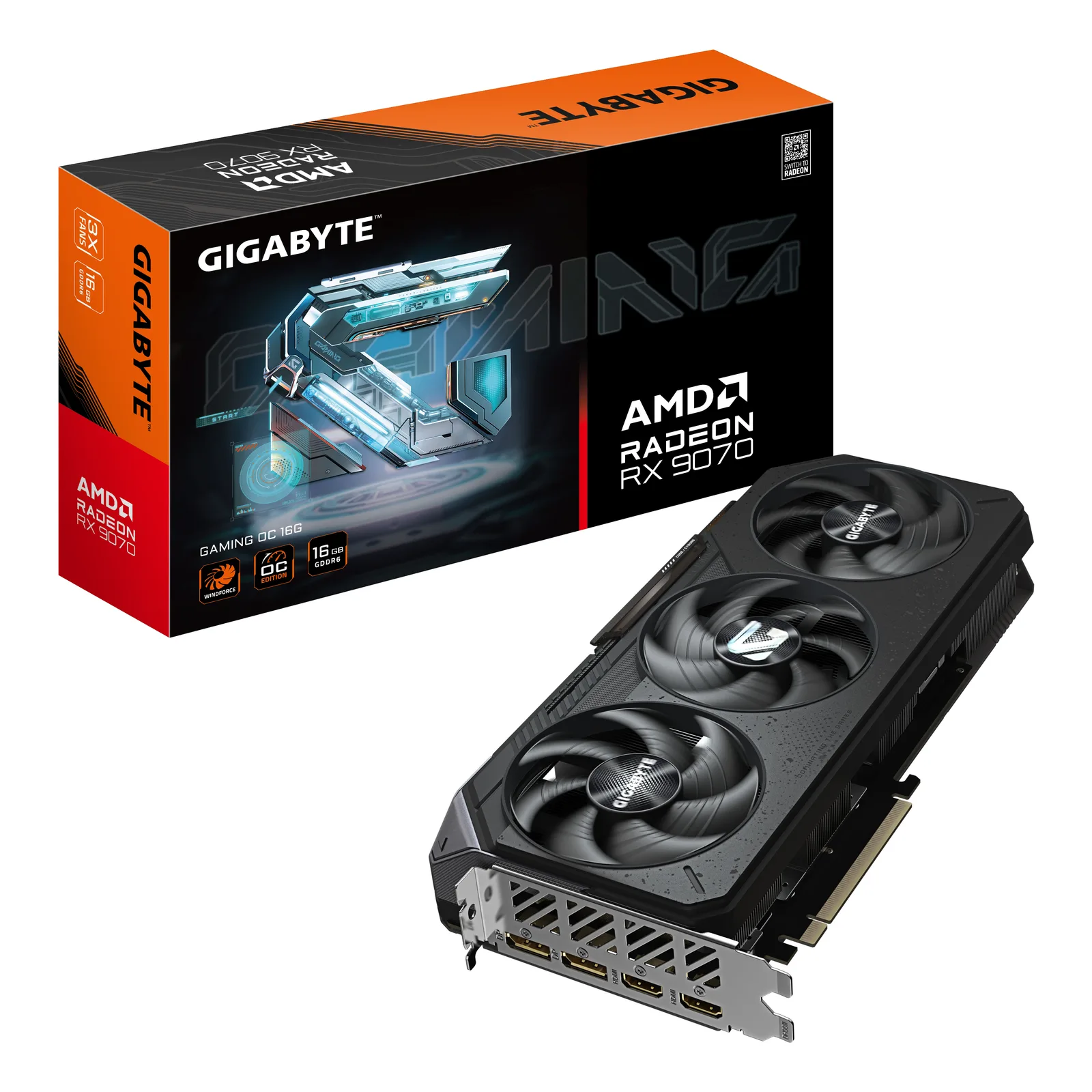 VGA Gigabyte Radeon RX 9070 GAMING OC 16G