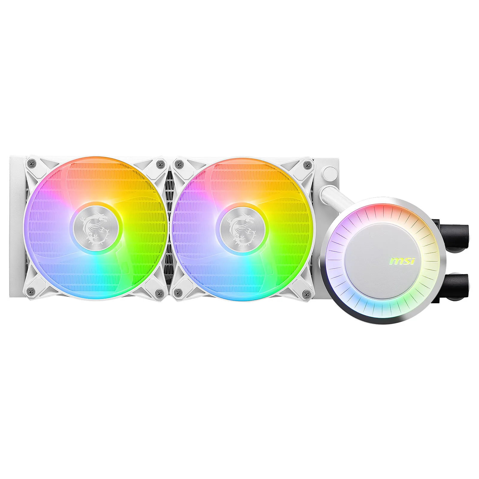 Water Cooling msi mag coreliquid E240 2x CPU Cooler 240mm White