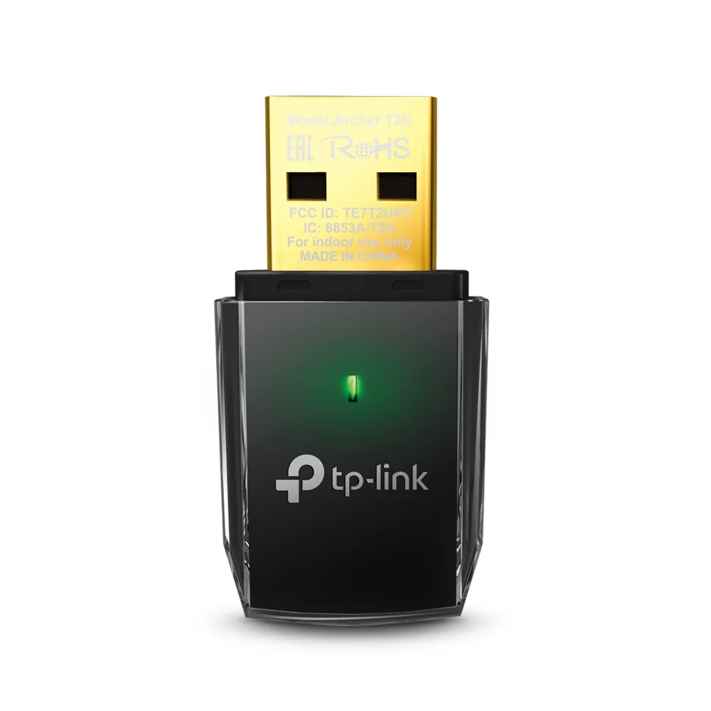 TP-Link Archer T2U Placa de red WiFi USB AC600 Dual band