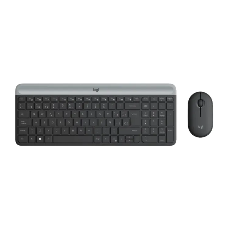Teclado+Mouse Logitech Wireless MK470 Slim Black 920-009266