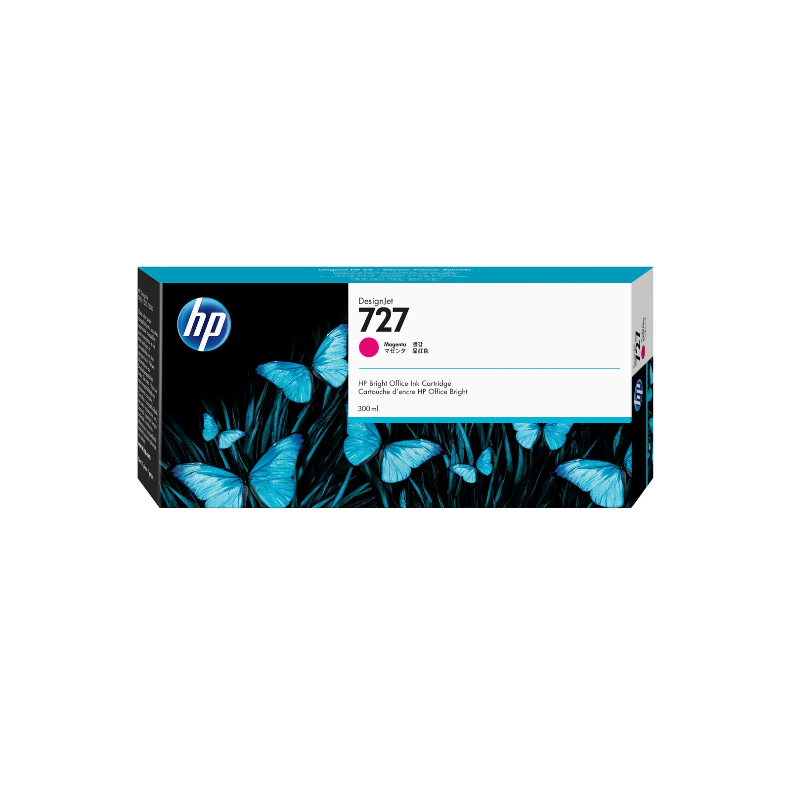 F9J77A HP 727 300-ml Magenta Ink Cartridge