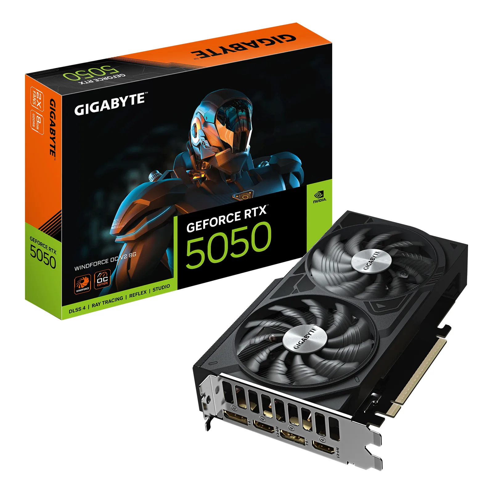 VGA Gigabyte GeForce RTX 5050 WINDFORCE OC V2 8G