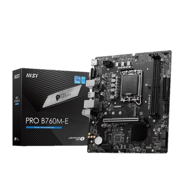 Mother MSI PRO B760M-E DDR5 1700 (12va/13va/14va Gen)
