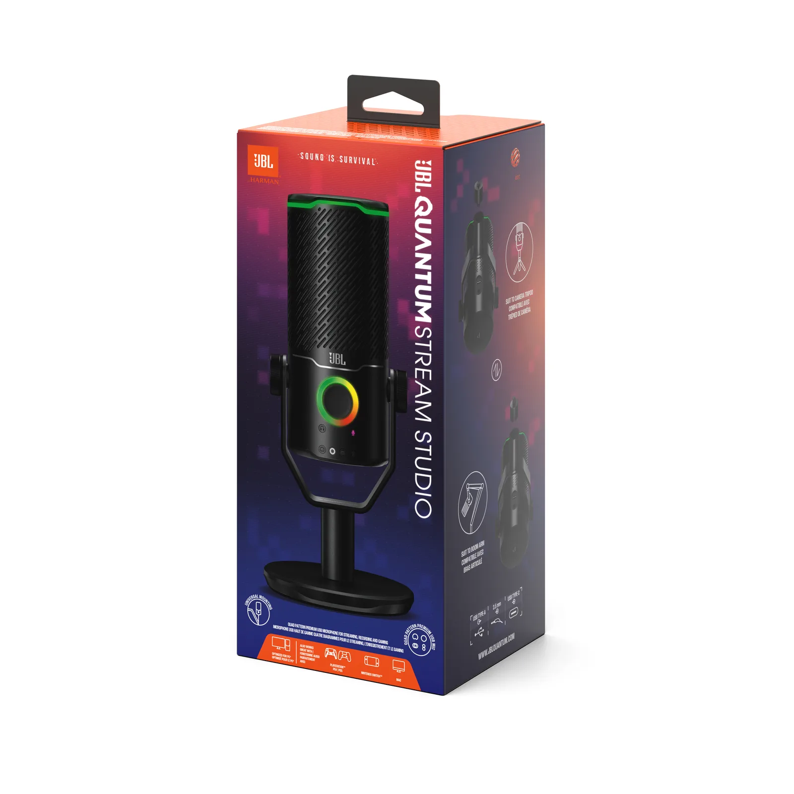microfono jbl quantum stream studio