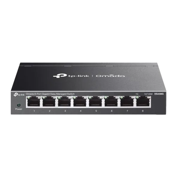 TP-Link SMB ES208G Switch Gigabit Easy Managed 8 Puertos Omada