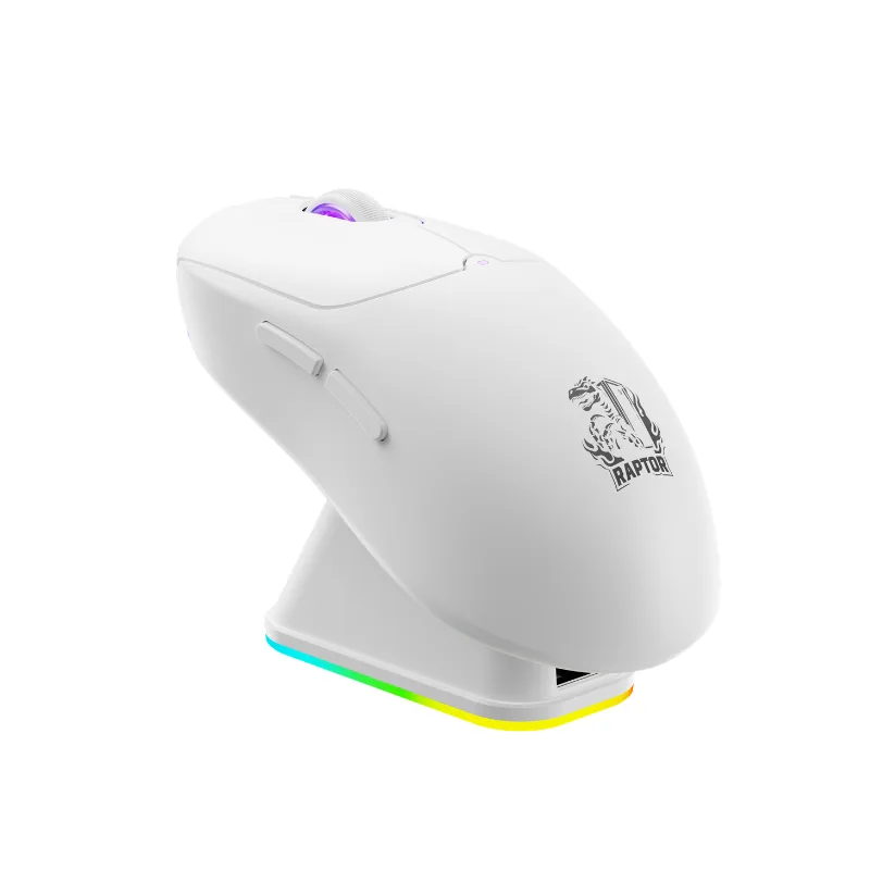 Mouse Gamer Raptor Storm Grip Wireless 4 botones 24000dpi c/base