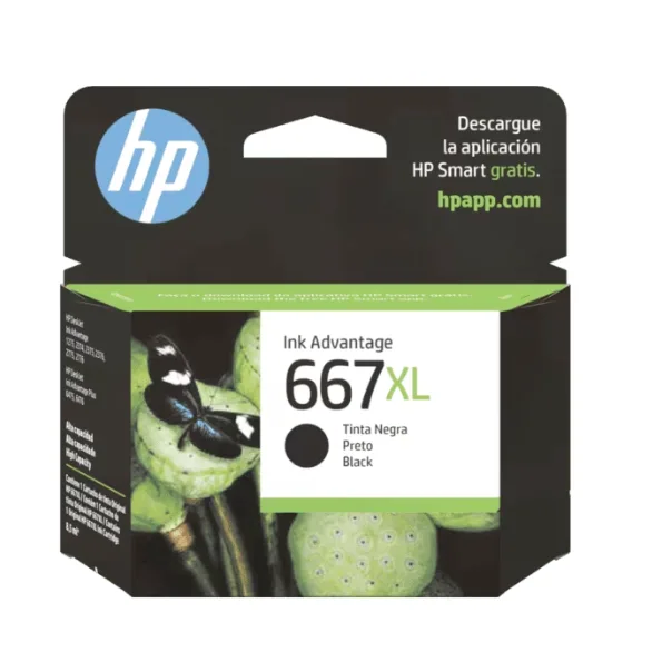 3YM81AL HP 667XL Black Ink Cartridge