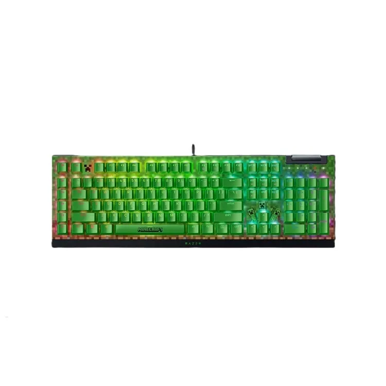 Teclado Razer BlackWidow V4 X Mechanical RGB (Green Switch) Minecraft