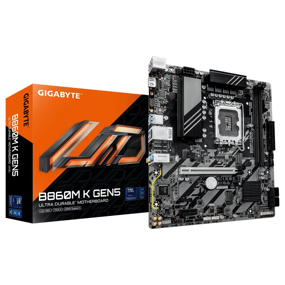 Mother Gigabyte B860M K GEN5 DDR5 1851 (Serie Ultra)
