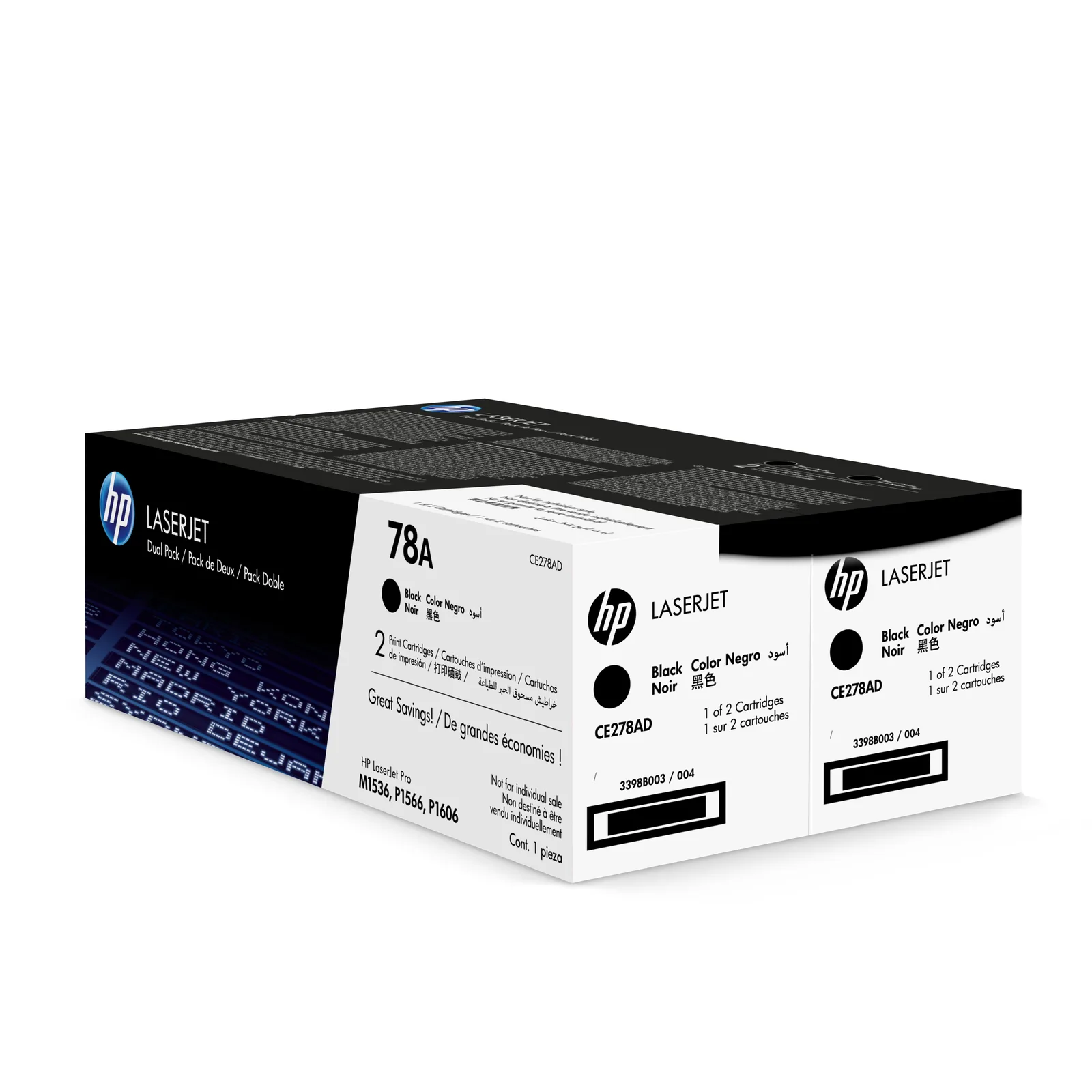 CE278AD HP 78A Blk Dual Pack LJ Toner Cartridge