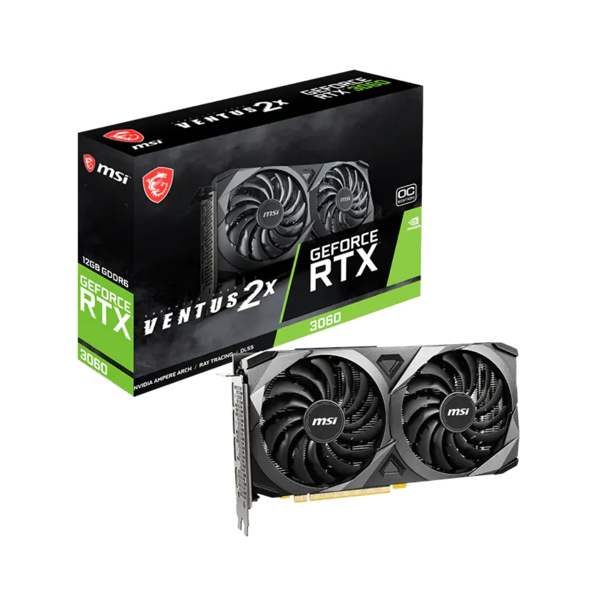 VGA MSI Geforce RTX 3060 VENTUS 2X 12G OC V1