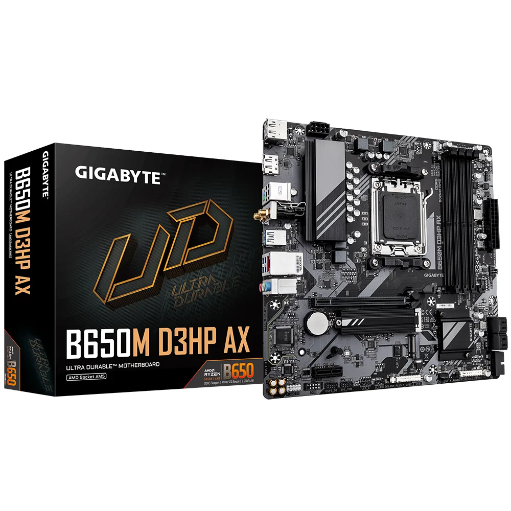 Mother Gigabyte B650M D3HP AX DDR5 AM5 (Serie 7000/8000)