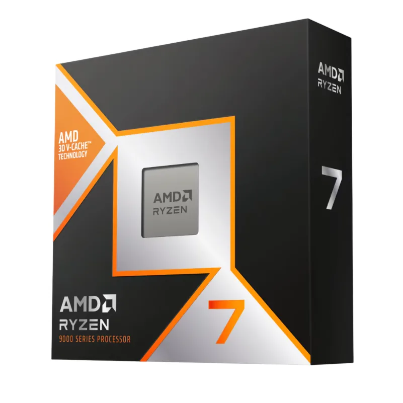Procesador AMD Ryzen 7 9850X3D AM5 (12 Core) con video sin cooler