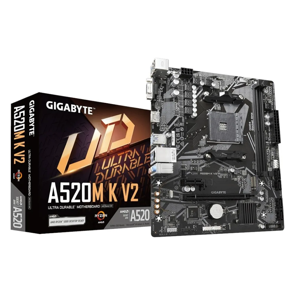 Mother Gigabyte A520M K V2 DDR4 AM4 (Serie 3000/4000/5000)