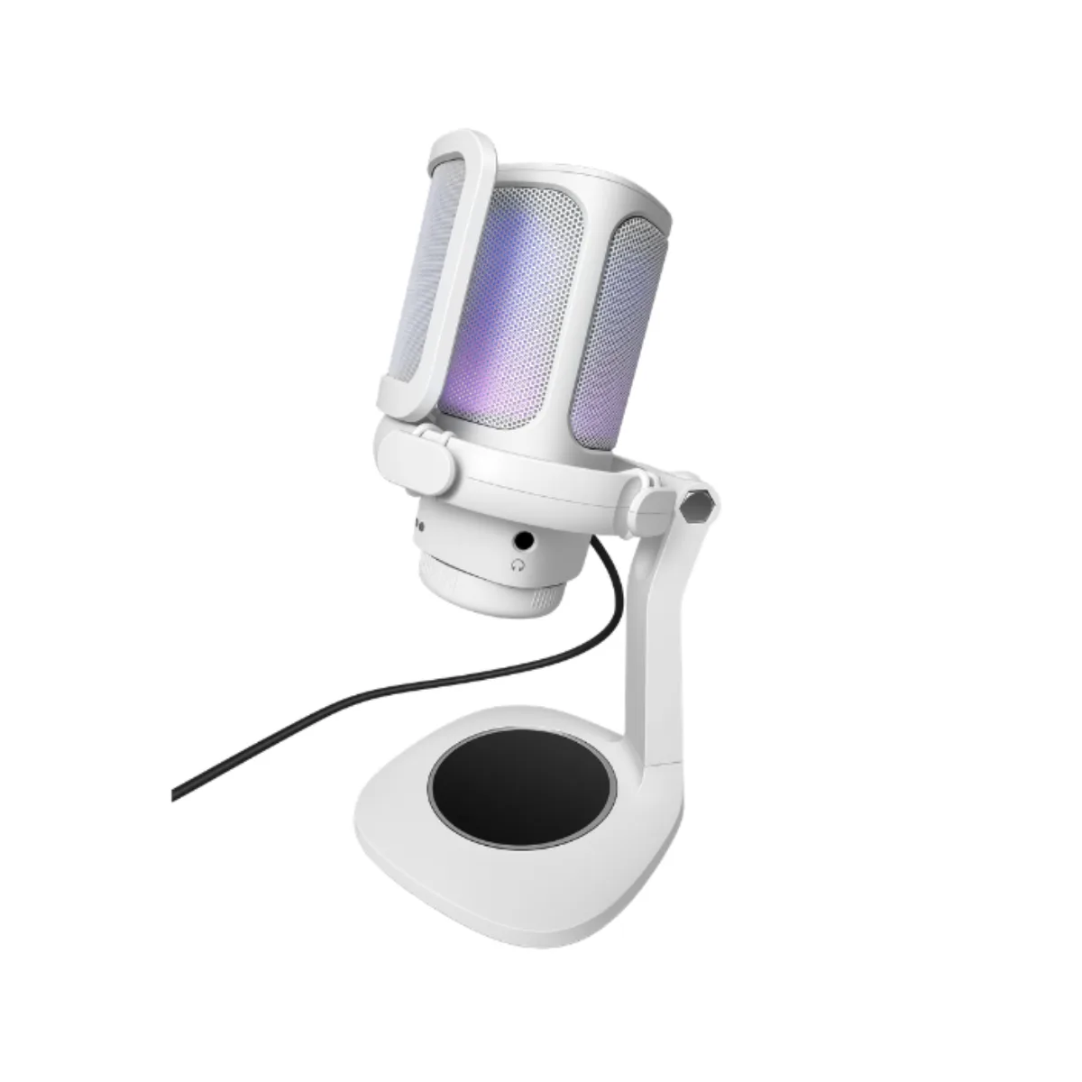 Microfono Raptor Vox RGB USB p/Streaming White