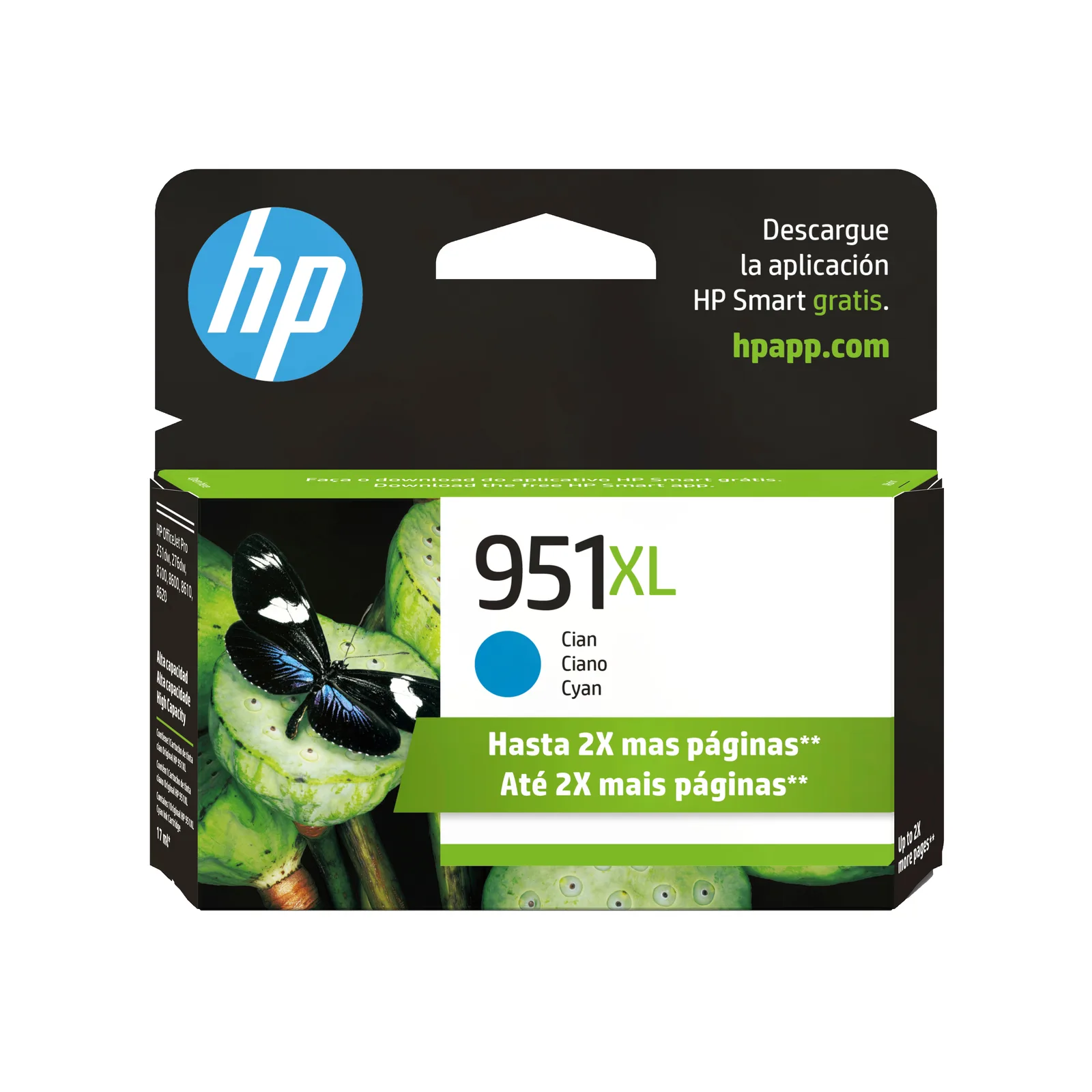 HP 951XL Cyan Ink Cartridge CN046AL