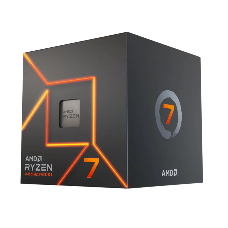 Procesador AMD Ryzen 7 7700X AM5 con video sin cooler