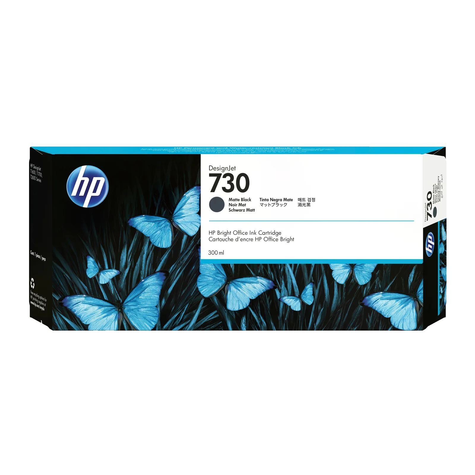 P2V71A HP 730 300-ml Matte Black Ink