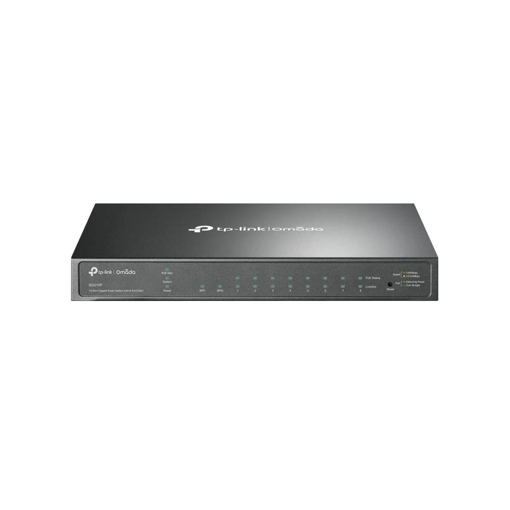 SG2210P Switch Gigabit Smart 8P POE + 2 SFP Tp-Link