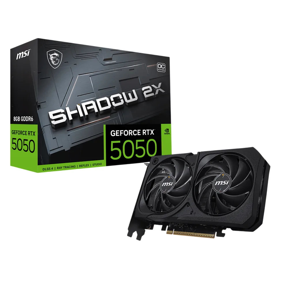 VGA MSI GeForce RTX 5050 8G SHADOW 2X OC