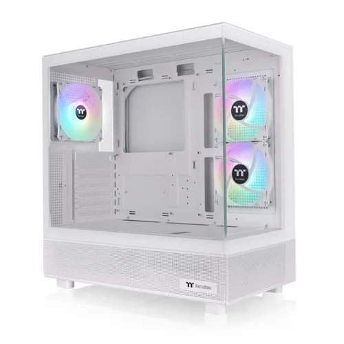 Thermaltake Gabinete TT View 270 Plus Mid-Tower TG x2 Fan ARGB x3 Snow