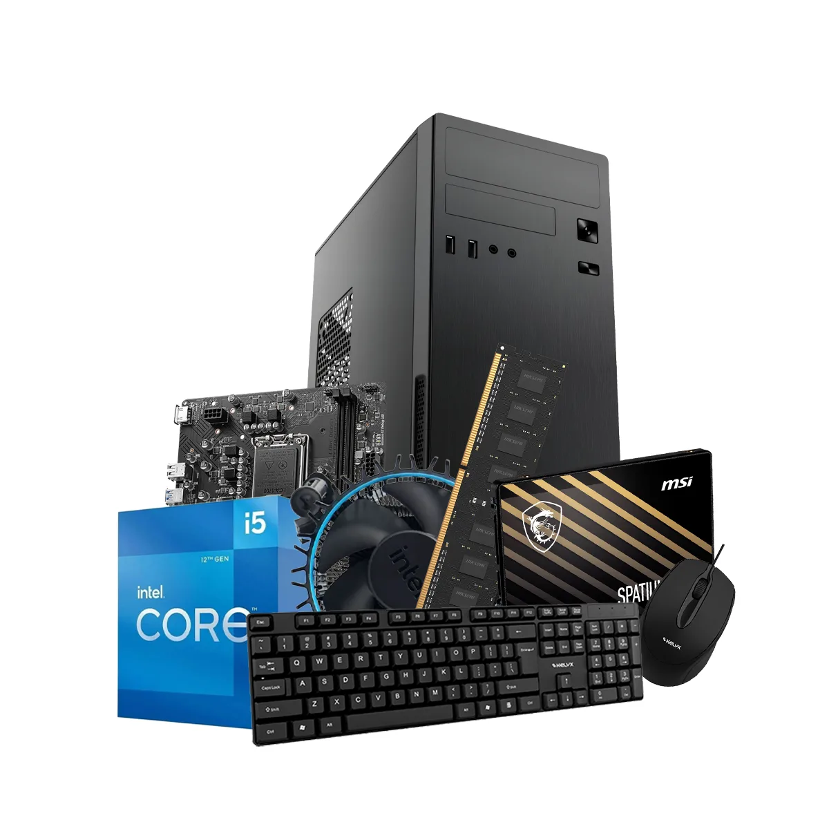 Sistemas Pc Kelyx Intel Core i5-12400 16G SSD 480Gb (MSI)