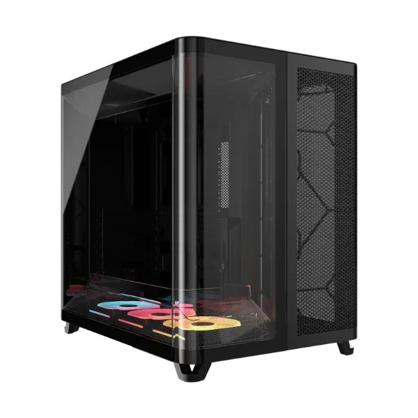 Gabinete Corsair AIR 5400 LX LINK Mid-Tower TG Black