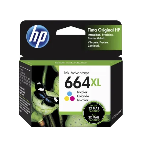 F6V30AL HP 664XL Tri-color Ink Cartridge