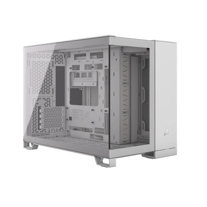 Gabinete Corsair 2500X TG Mid-Tower Dual Chamber White