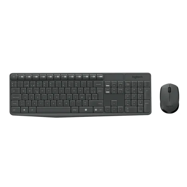 Teclado+Mouse Logitech Wireless MK235 Grey 920-007901