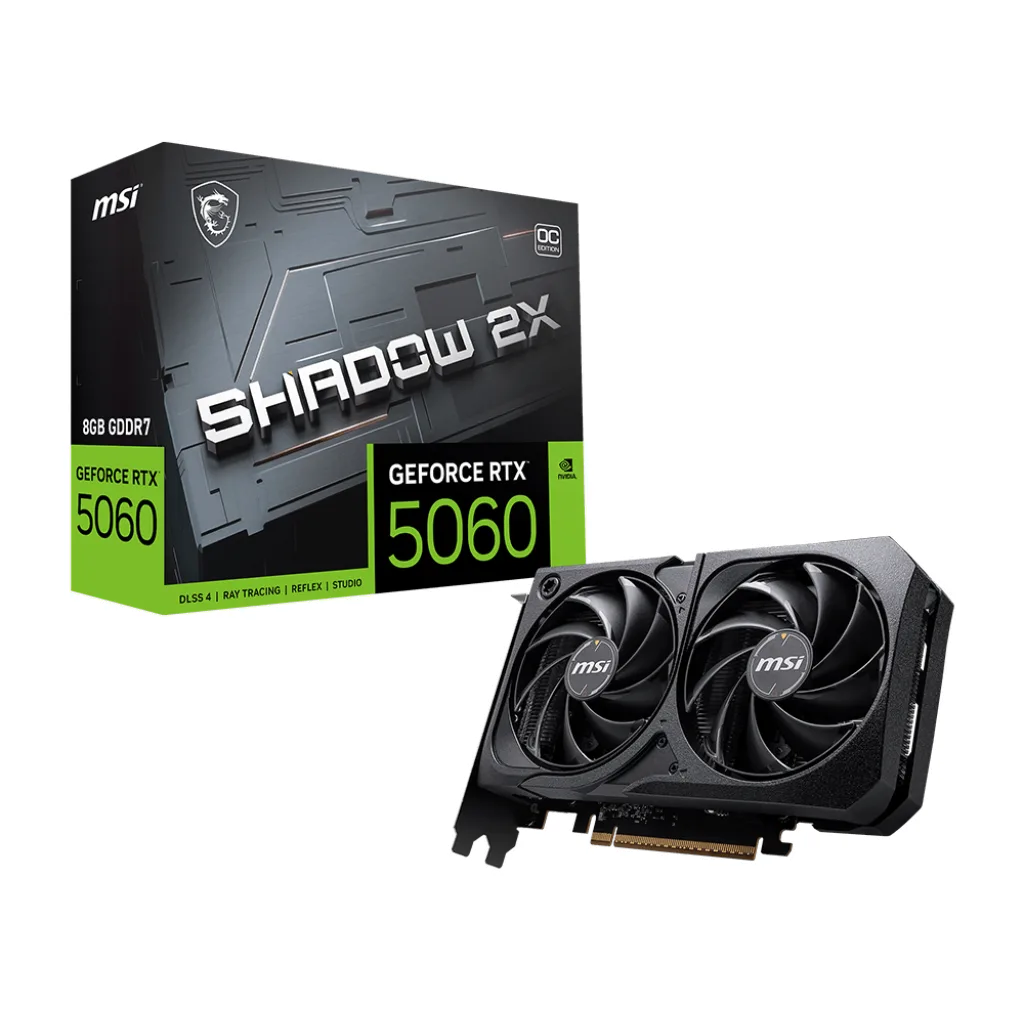 VGA MSI GeForce RTX 5060 8G SHADOW 2X OC