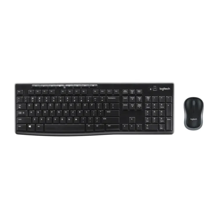 Teclado+Mouse Logitech Wireless MK270 Blk 920-004432