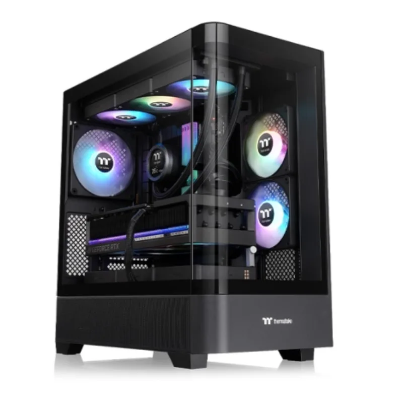 Thermaltake Gabinete TT View 290 TG ARGB Mid-Tower Black
