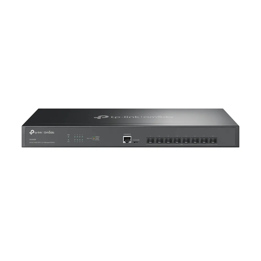 TP-Link SMB SX3008F Switch 8 puertos SFP+ a 10G Omada (No incluye SFP)