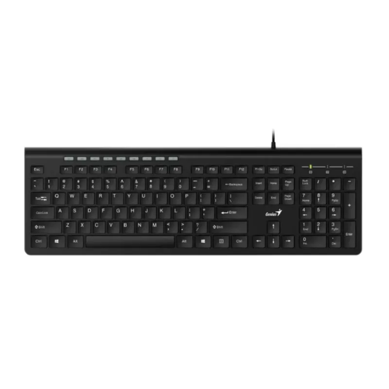 Teclado Genius SlimStar 230 ii blk usb Black