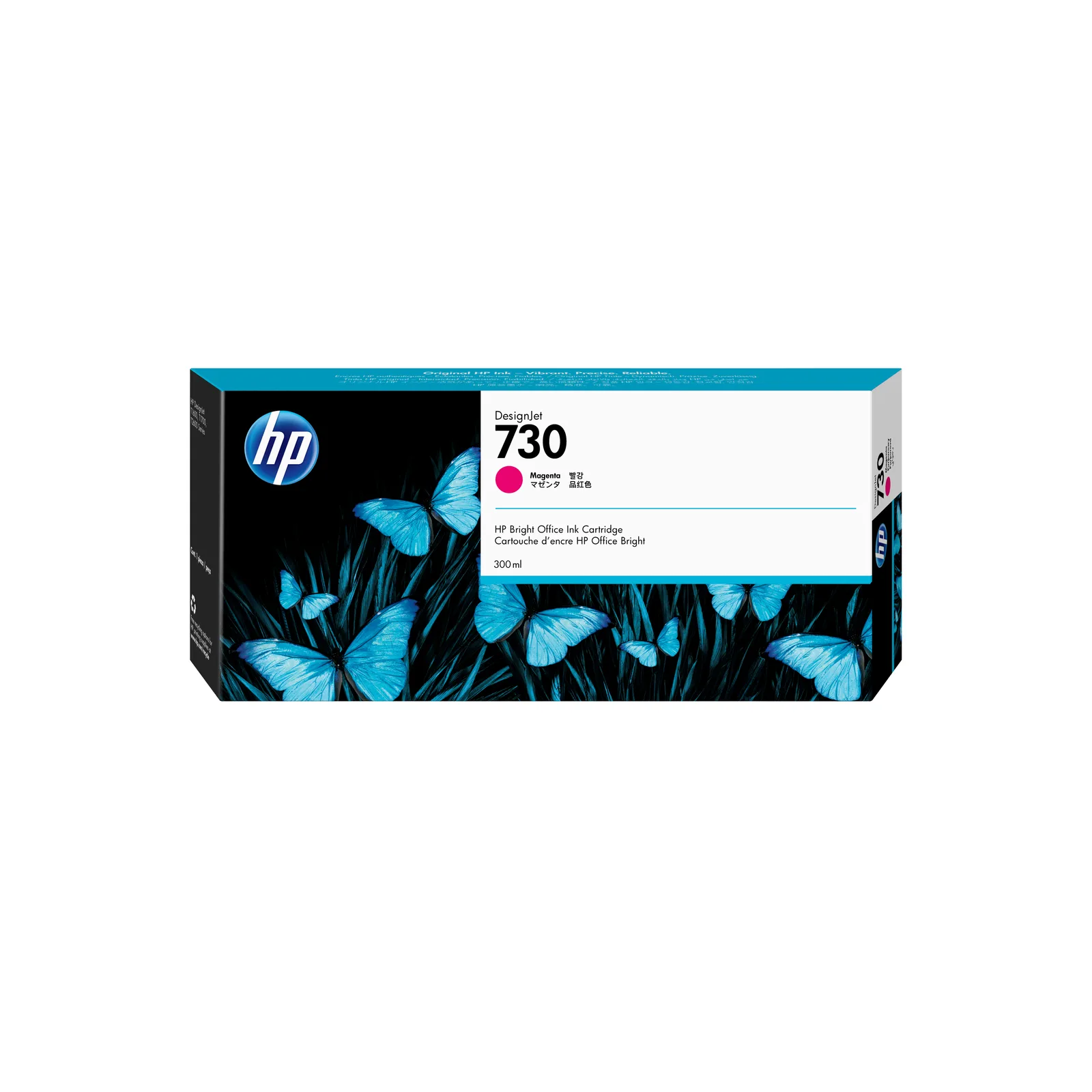 P2V69A HP 730 300-ml Magenta Ink Cartridge