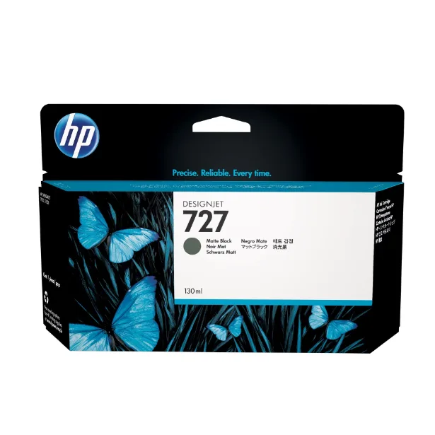 B3P22A HP 727-130ml Matte Black Designjet ink