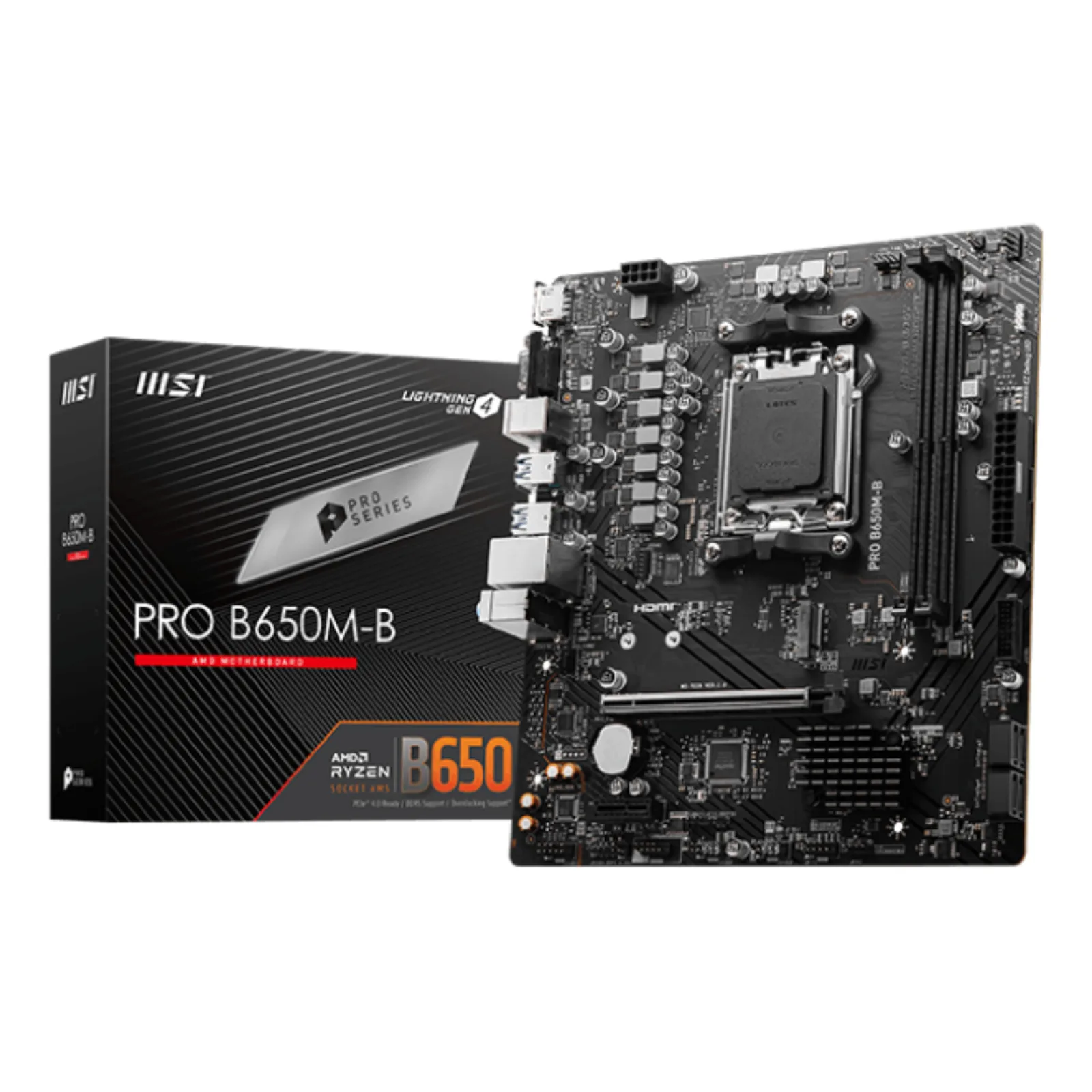 Mother MSI PRO B650M-B DDR5 AM5 (Serie 7000/8000)