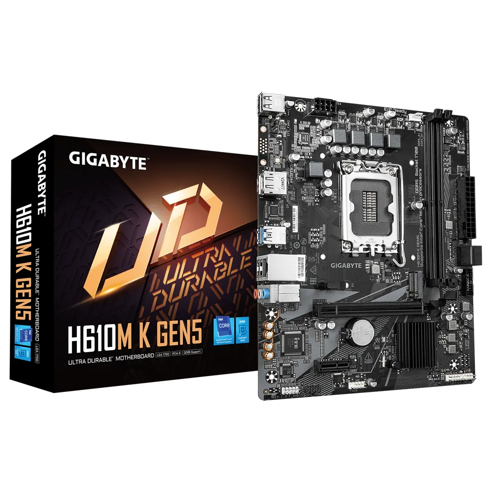 Mother Gigabyte H610M K GEN5 DDR5 1700 (12va/13va/14va Gen)