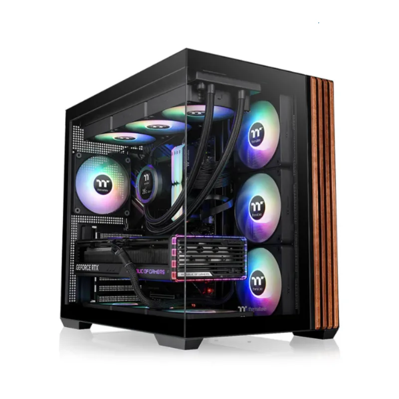 Thermaltake Gabinete TT View 380 WS ARGB Mid-Tower Black