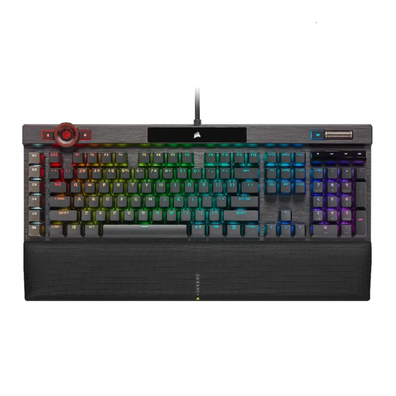 Teclado Corsair K100 RGB Mecanico Switch Corsair OPX Black