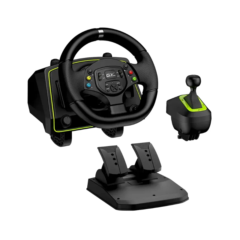 Volante Genius Speed Master X2 con palanca de cambios (Vibración
