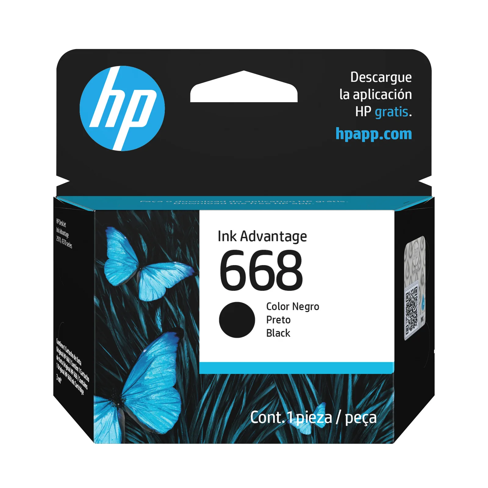 7FP37VL HP Advantage 668 NEGRO